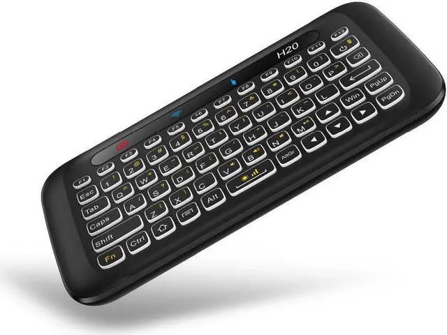 Alt view image 5 of 6 - Aomoproing H20 Wireless Keyboard Backlight Full Screen Touchpad Handheld Remote Control Mini 2.4G Fly Air Mouse For Laptop X96 Mini Android