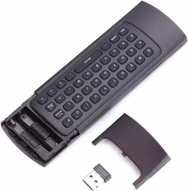 Alt view image 3 of 6 - Aomoproing MX3 2.4GHz Wireless 6 axis Air Mouse with Keyboard Remote Control for Smart TV Android TV Box PC Laptop HTPC Smart Projector