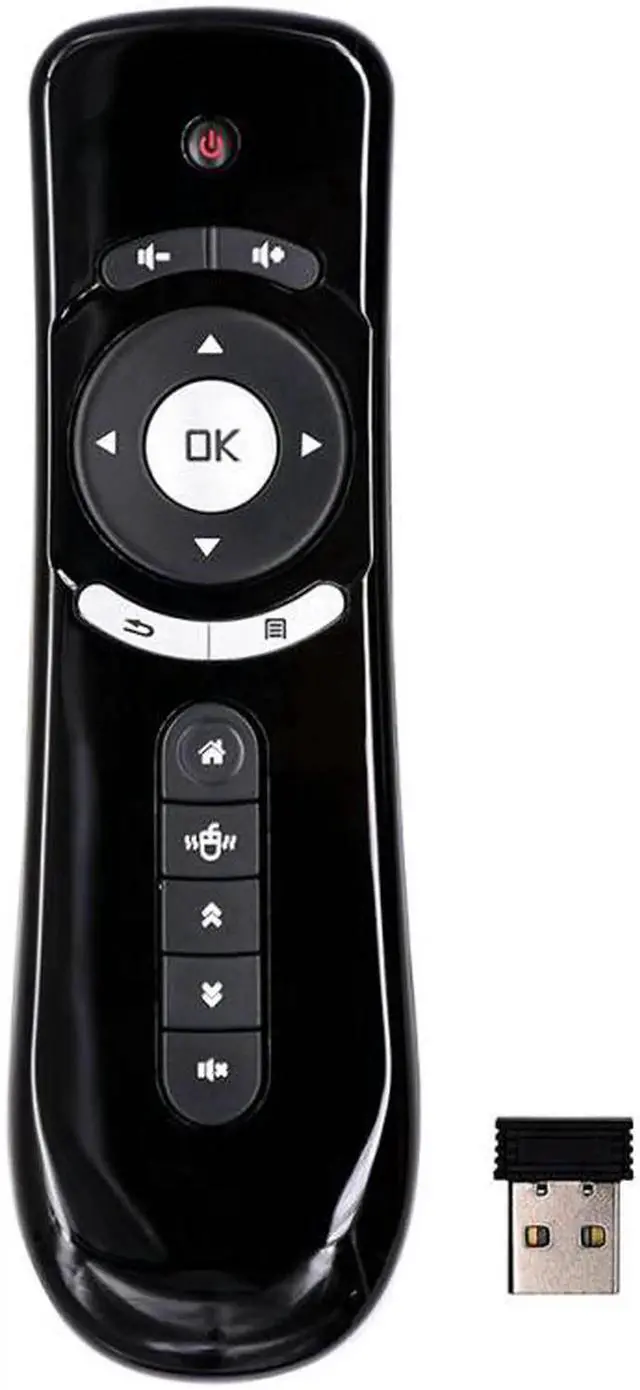 Alt view image 2 of 6 - Aomoproing Professional Fly Air Mouse Wireless 2.4G 3D Gyro Motion Stick Remote Control For PC Smart TV