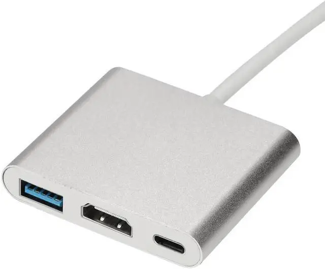 Alt view image 4 of 6 - Type C To 4K HDMI USB 3.0 Charging HUB Adapter USB C 3.1 Converter For Macbook Hi Speed laptop accessories usb splitter port