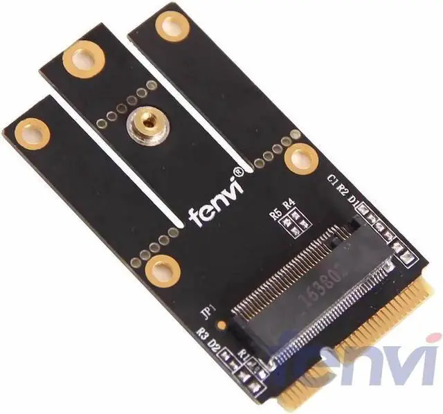Alt view image 4 of 6 - M.2 NGFF to Mini PCI-E (PCIe+USB) Adapter For M.2 Wifi Bluetooth Wireless Wlan Card PCI Express Card Adapter For Laptop