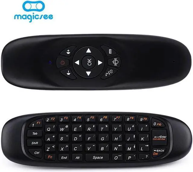 Main image of Aomoproing C120 All in one 2.4G air mouse Rechargeable Wireless remote control Keyboard for Android TV Box Computer Russian English Version