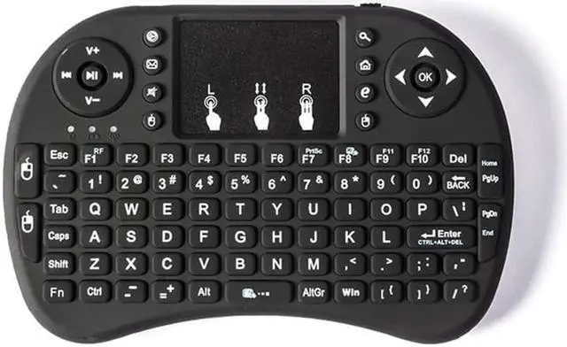 Alt view image 4 of 5 - Aomoproing i8 Wireless Keyboard 2.4 GHz Russian or English Letters Multi-Media Backlight Air Mouse Remote Control Touchpad for X96 mini