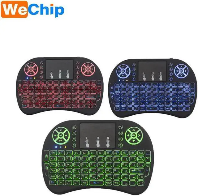 Main image of Aomoproing i8 Wireless Keyboard 2.4 GHz Russian or English Letters Multi-Media Backlight Air Mouse Remote Control Touchpad for X96 mini
