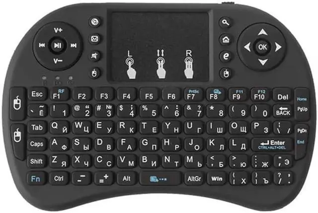 Alt view image 3 of 5 - Aomoproing i8 Wireless Keyboard 2.4 GHz Russian or English Letters Multi-Media Backlight Air Mouse Remote Control Touchpad for X96 mini
