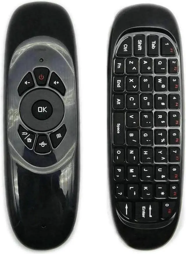 Alt view image 2 of 6 - Aomoproing Tikigogo C120 Backlight Mic Microphone Voice 2.4G air mouse Wireless remote control mini Keyboard for Android Smart TV Box