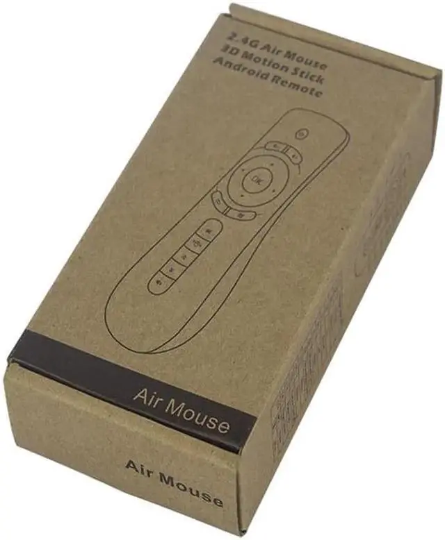 Alt view image 2 of 6 - Aomoproing Gyroscope Mini T2 Air Mouse 2.4G Wireless Remote Controller For Android TV Box remote control 3D Sense Motion Media Player