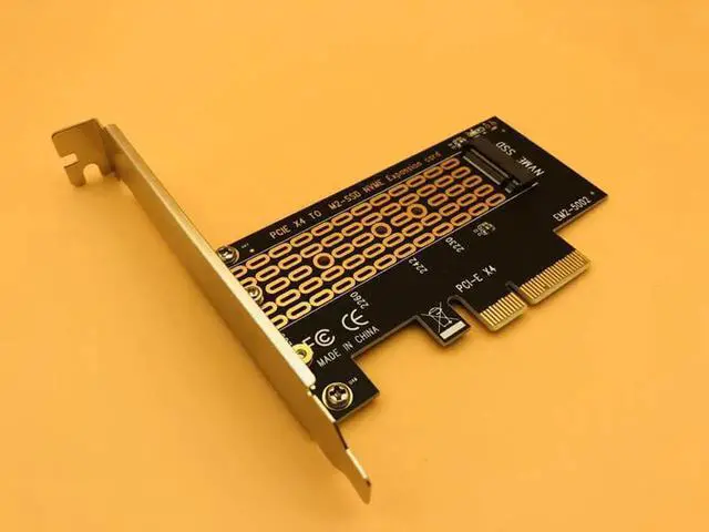 Alt view image 6 of 6 - M2 NVMe PCI Express PCI E 3.0 X4 to M.2 NVMe M Key Interface Converter Adapter Card PCIE SSD Riser Card for 2230 2242 2260 2280