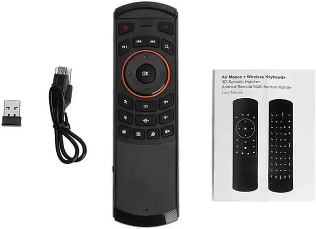 Alt view image 5 of 6 - Aomoproing MLLSE Wireless Keyboard Fly air Mouse X6 2.4GHz with Voice Remote Controller with IR Learning fit for TV Box YKS4720