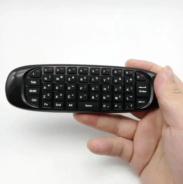 Alt view image 5 of 6 - Aomoproing Tikigogo C120 English Russian Spanish Arabic Layout 2.4G Gyro air mouse remote control mini Keyboard for Android Smart TV Box PC