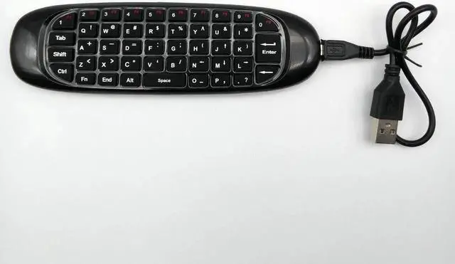 Alt view image 6 of 6 - Aomoproing Tikigogo C120 English Russian Spanish Arabic Layout 2.4G Gyro air mouse remote control mini Keyboard for Android Smart TV Box PC