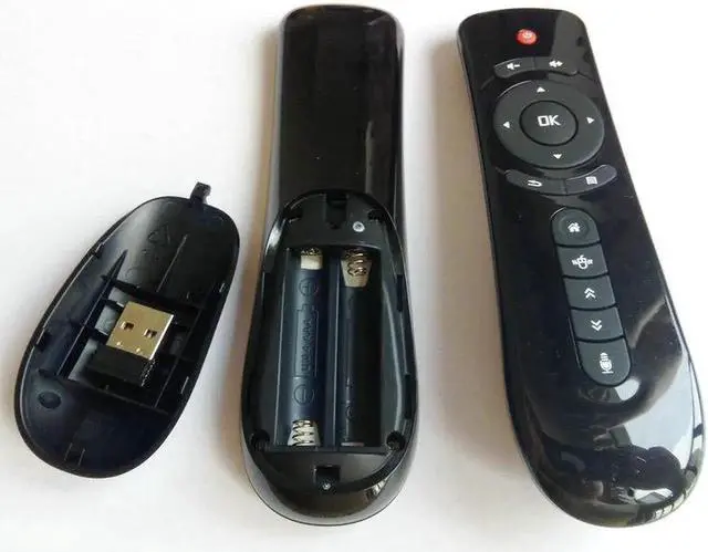 Alt view image 4 of 6 - Aomoproing Tikigogo 2.4G T2 Gyroscope Fly Air Mouse Microphone Mic for Google Asistant Voice Search for Android Smart TV Box Remote Control