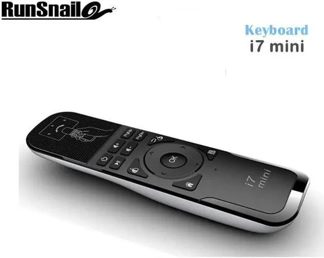 Main image of Aomoproing Mini i7 Fly Air Mouse USB 2.4Ghz Wireless Remote Control for PC/Smart TV/Android TV Box/TV Dongle Gyroscope PS3 Motion Sensing