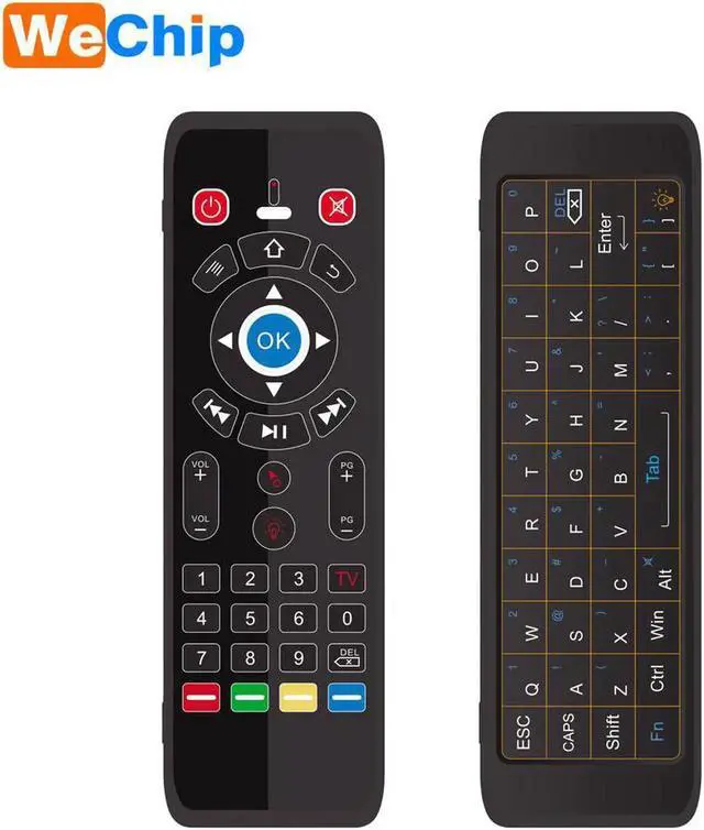 Main image of Aomoproing T16 Air Mouse IR Learning Function 2.4GHZ Wireless Keyboard Backlight Touchpad Remote Control For Windows TV Box Mini PC