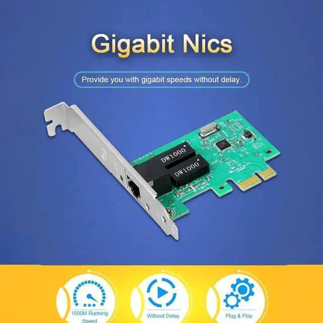 Main image of PCI-E Express Network Card Hard Drive PCI Express Converter LAN Adapter Gigabit Ethernet 1000M for PC Computer Laptop Notebook