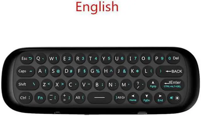 Alt view image 5 of 6 - Aomoproing Wechip W1 Mini Air Mouse Gyro Sensing 2.4G Remote Contro English or Russian Wireless Keyboardl for Smart Android TV Box mini PC