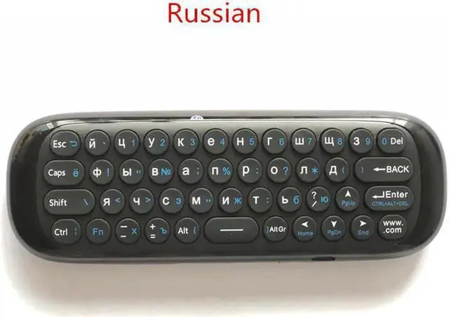 Alt view image 2 of 6 - Aomoproing Wechip W1 Mini Air Mouse Gyro Sensing 2.4G Remote Contro English or Russian Wireless Keyboardl for Smart Android TV Box mini PC