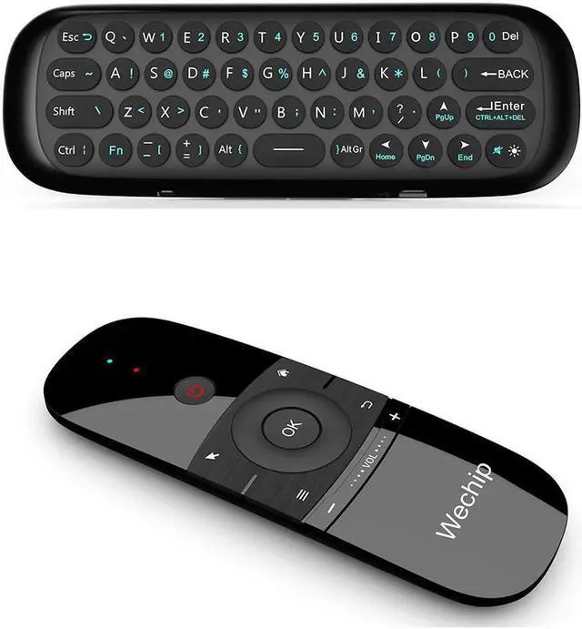 Alt view image 6 of 6 - Aomoproing Wechip W1 Mini Air Mouse Gyro Sensing 2.4G Remote Contro English or Russian Wireless Keyboardl for Smart Android TV Box mini PC