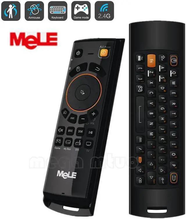 Main image of Aomoproing 2.4GHz Fly Air Mouse Mele F10 Deluxe Wireless Keyboard Remote Control with IR Learning Function for Android TV Box