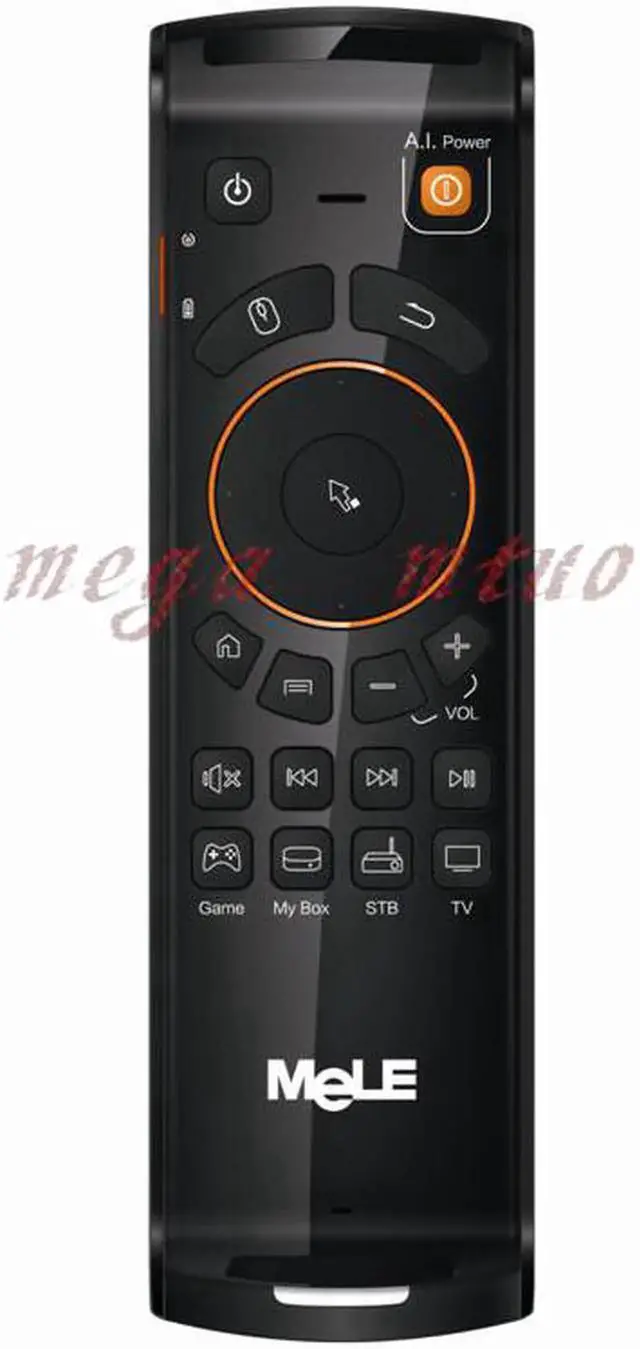 Alt view image 2 of 6 - Aomoproing 2.4GHz Fly Air Mouse Mele F10 Deluxe Wireless Keyboard Remote Control with IR Learning Function for Android TV Box