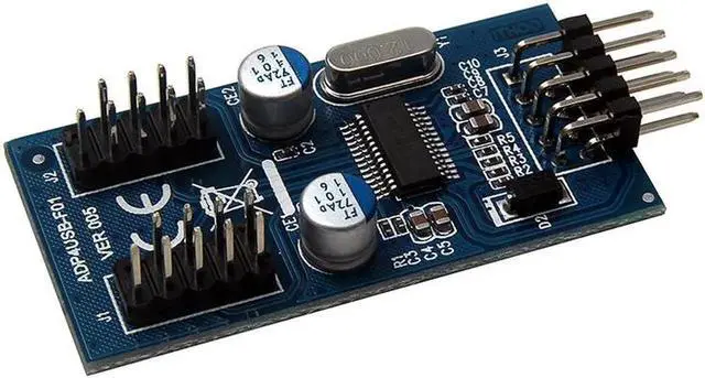 Alt view image 3 of 6 - 1X2 Motherboard USB 2.0 9pin Header 1 to 2 Extension Hub Splitter Adapter Converter MB USB 2.0 Male to 2 Male 30CM 9 pin Cable