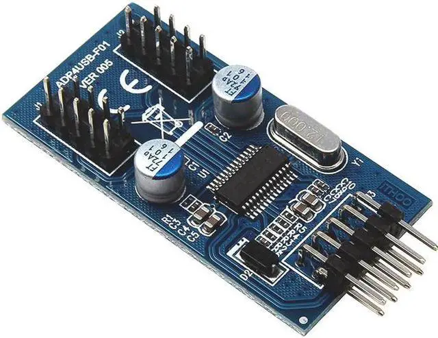 Main image of 1X2 Motherboard USB 2.0 9pin Header 1 to 2 Extension Hub Splitter Adapter Converter MB USB 2.0 Male to 2 Male 30CM 9 pin Cable