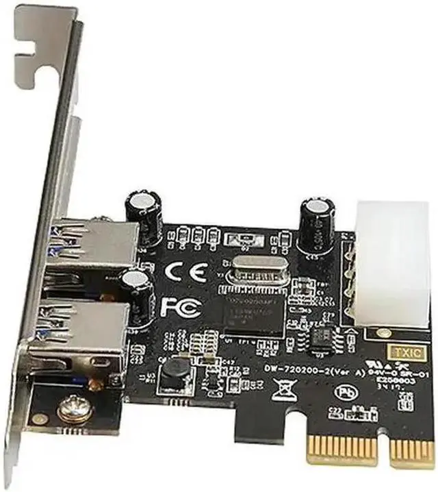 Alt view image 5 of 6 - USB 3.0 (3+1) 3 External + 1 Internal Ports pci-e PCI Experss pci e Controller Riser Card adapter PCIE adaptator
