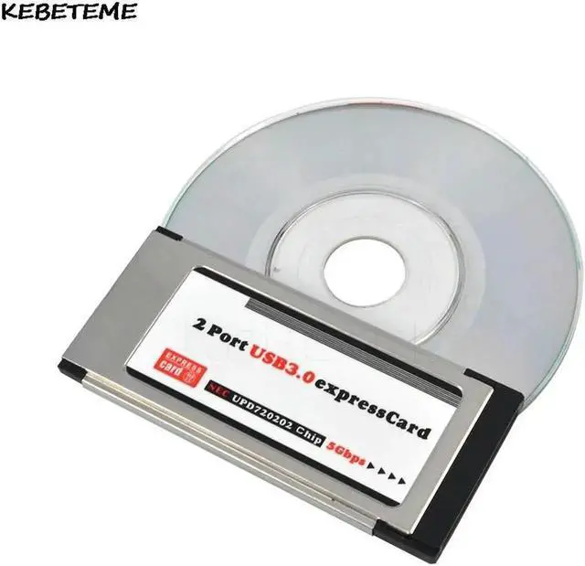 Main image of USB 3.0 PCI Express Card Adapter 5Gbps Dual 2 Port 34 MM Slot PCI-E to USB 3.0 Converter for Laptop