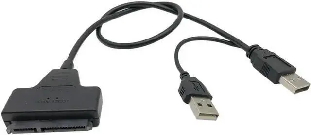 Alt view image 3 of 5 - 10 Packs USB SATA Cable Adapter USB 2.0 to SATA Converter Cable 22 Pin Serial ATA for 2.5 Inch HDD/ SSD/ Laptop Hard Drive Disk