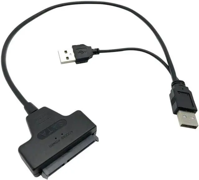 Alt view image 4 of 5 - 10 Packs USB SATA Cable Adapter USB 2.0 to SATA Converter Cable 22 Pin Serial ATA for 2.5 Inch HDD/ SSD/ Laptop Hard Drive Disk
