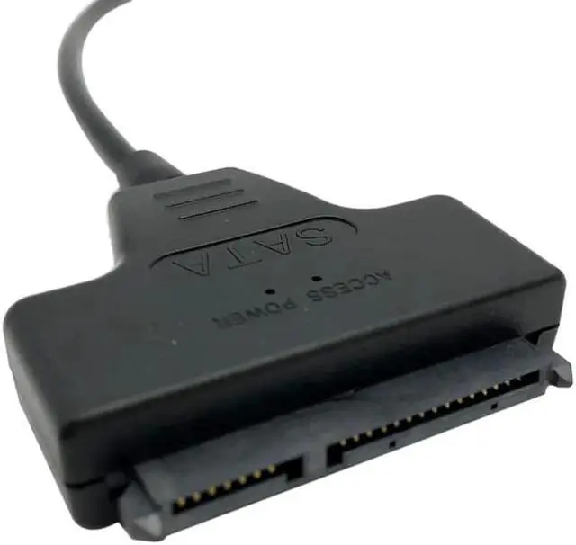 Alt view image 2 of 5 - 10 Packs USB SATA Cable Adapter USB 2.0 to SATA Converter Cable 22 Pin Serial ATA for 2.5 Inch HDD/ SSD/ Laptop Hard Drive Disk