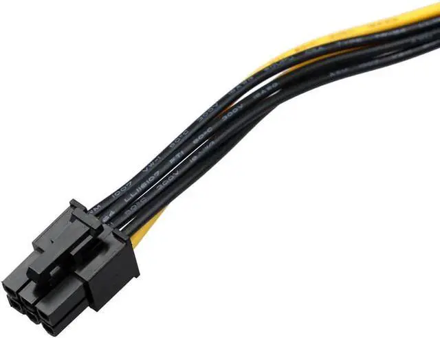 Alt view image 3 of 6 - SATA Power Cable 15 Pin To 6 Pin PCI EXPRESS PCI-E Sata Graphics Converter Adapter Video Card Power Cable Cord