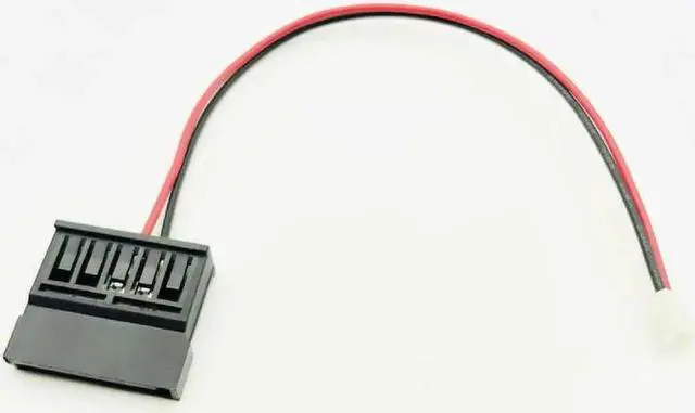 Alt view image 2 of 6 - Computer Cables Mini 2Pin to SATA Power Cable Sleeved Cable PC SATA Power Connector SATA Power Adapter Cables 22AWG 15cm