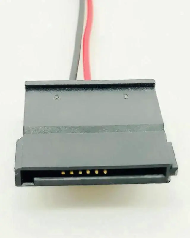Alt view image 5 of 6 - Computer Cables Mini 2Pin to SATA Power Cable Sleeved Cable PC SATA Power Connector SATA Power Adapter Cables 22AWG 15cm