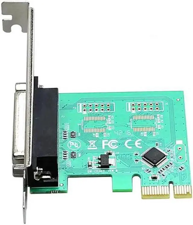 Alt view image 2 of 3 - Printer DB25 Parallel Port LPT to PCI-E PCI Express Riser Card Adapter Converter WCH chip adaptator