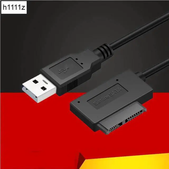 Main image of USB 2.0 to Mini Sata II SATA2.0 7+6 13Pin Adapter Converter Cable for Computer PC Laptop CD DVD ROM Drive Slimline SATA Cables
