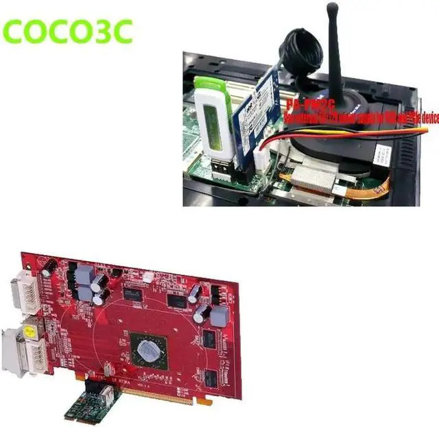 Alt view image 2 of 3 - Mini PCIe To PCI-e slots adapter PCI express 1x Riser card test tool for Sound Card Network card graphics card