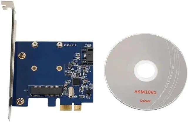 Main image of High Speed Desktop Computer PCI-E to mSATA SATA 3.0 6Gb/s III Controller Card Adapters