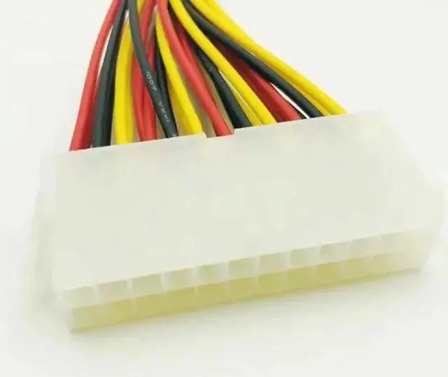 Alt view image 2 of 6 - 5PCS 30cm 24Pin Power Supply Cable 20+4Pin Motherboard Adapter Extension Cables Cord Extended Line 18AWG for PC Computer Desktop