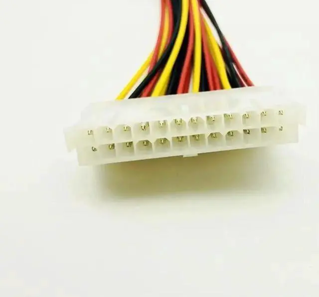 Alt view image 3 of 6 - 5PCS 30cm 24Pin Power Supply Cable 20+4Pin Motherboard Adapter Extension Cables Cord Extended Line 18AWG for PC Computer Desktop