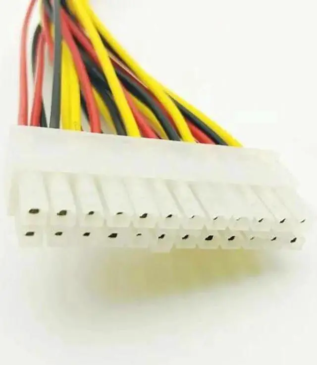 Alt view image 6 of 6 - 5PCS 30cm 24Pin Power Supply Cable 20+4Pin Motherboard Adapter Extension Cables Cord Extended Line 18AWG for PC Computer Desktop