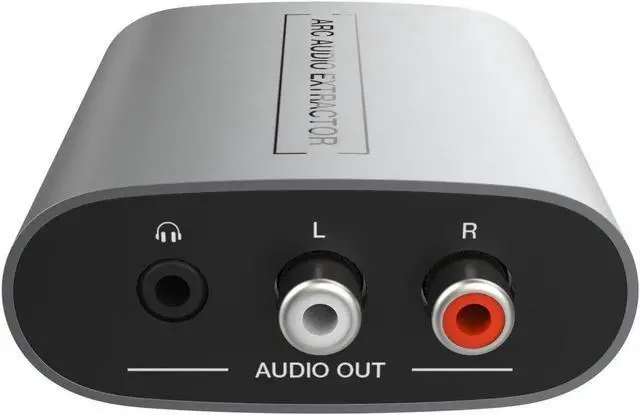 Alt view image 6 of 6 - MB07 HDMI-ARC KVM 1input(HDMI)-2output(StereoAUDIORCA AUDIO) adapter extractor converter PCM2.0 audio extractor converter CEC