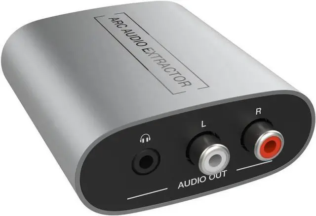 Alt view image 3 of 6 - MB07 HDMI-ARC KVM 1input(HDMI)-2output(StereoAUDIORCA AUDIO) adapter extractor converter PCM2.0 audio extractor converter CEC