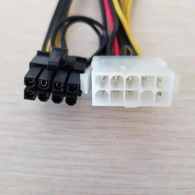 Alt view image 3 of 4 - PSU 10pin to IDE Molex + SATA + PCIe PCI-E 8pin 6+2pin Adapter Converter Power Supply Cable Cord For HP DL160G6 18AWG 60cm