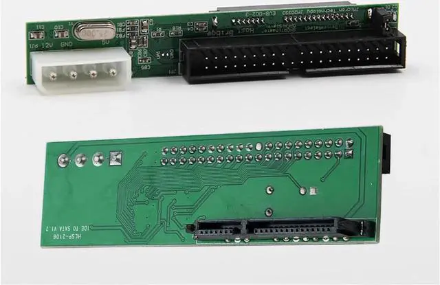 Alt view image 3 of 6 - 2Pcs 7+15Pin 2.5 Sata Female To 3.5 Inch Ide Sata To Ide Adapter Converter Male 40 Pin Port For Ata 133 100 Hdd Cd Dvd Serial -