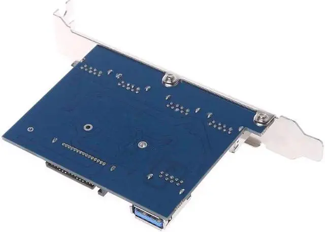 Alt view image 3 of 6 - 4 Ports PCI-E 1X To USB 3.0 Hub Adapter Expansion Card Board With USB Cable