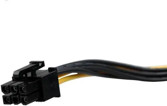 Alt view image 6 of 6 - 5pcs/lot 15Pin SATA TO PCI-E 6Pin Adapter Power Supply Cable CORD 18AWG Wire For PCIe Graphics Video Display Card PC DIY 20cm