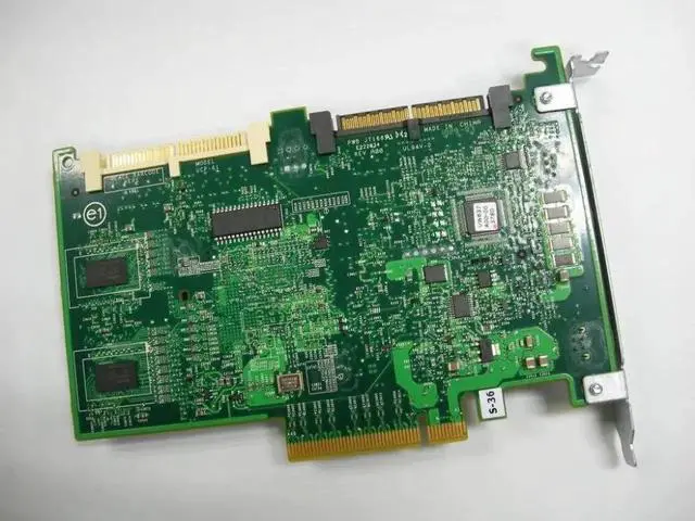 Alt view image 4 of 4 - Aomoproing PERC 6I RAID5/6 SAS RAID CONTROLLER PCI-E Card T774H Card for Poweredge