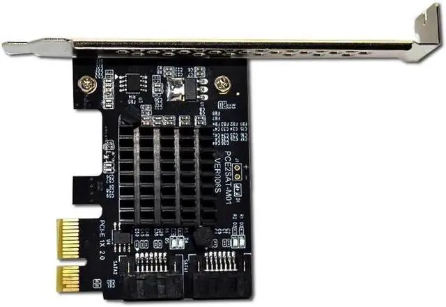 Alt view image 3 of 6 - Aomoproing Controller SATA 3 SATA3 PCI E/PCIE SATA PCI Express SATA Card/Multiplier/Expansion SATA3.0 6Gb 2Port Adapter