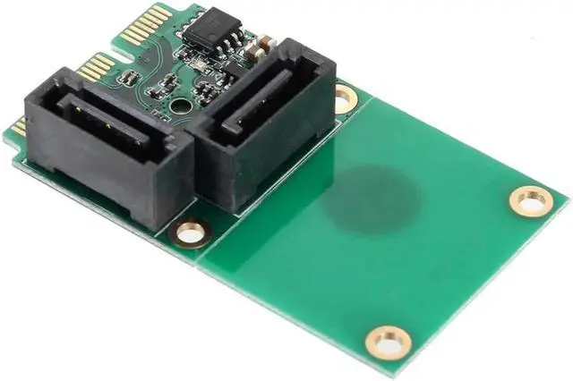 Main image of Aomoproing SATA 6Gbps 2 Ports Mini PCI Express Controller Expansion Card PCI-E to SATA3.0 + 2xSATA3 With Cable